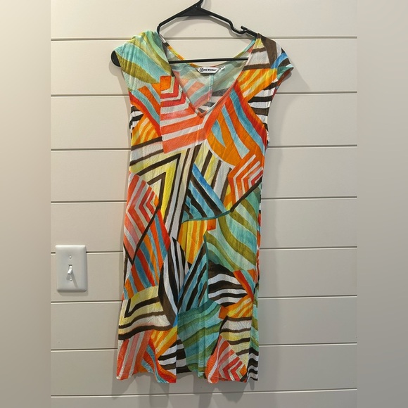Jams World Colorful Geometric Pattern Dress Size XS - Picture 1 of 6